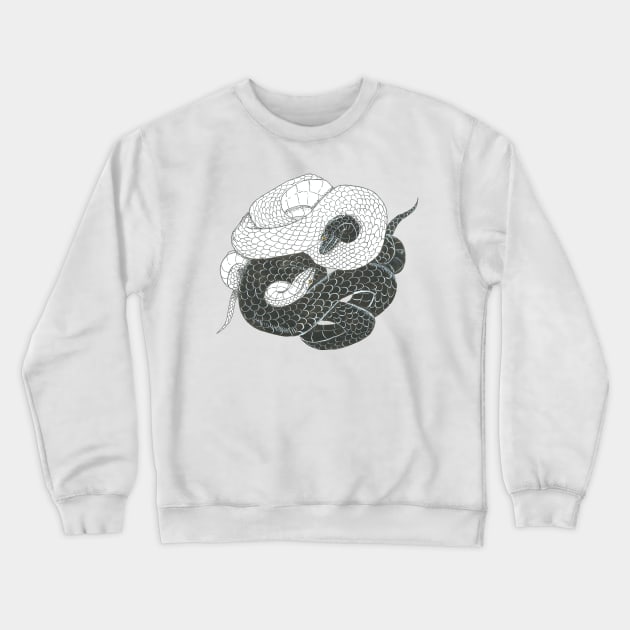 Yin yang snakes Crewneck Sweatshirt by Créa'RiBo